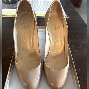 Size 40 Christian Louboutin Pigalle Fifi 100